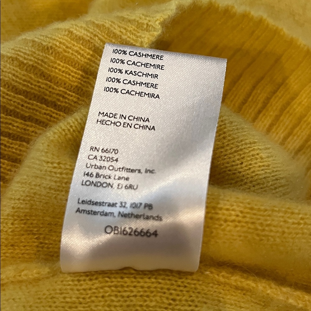 Free People Staycation Cashmere Pullover | size small - Picture 6 of 6